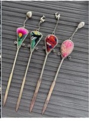 Miao embroidery hairpins